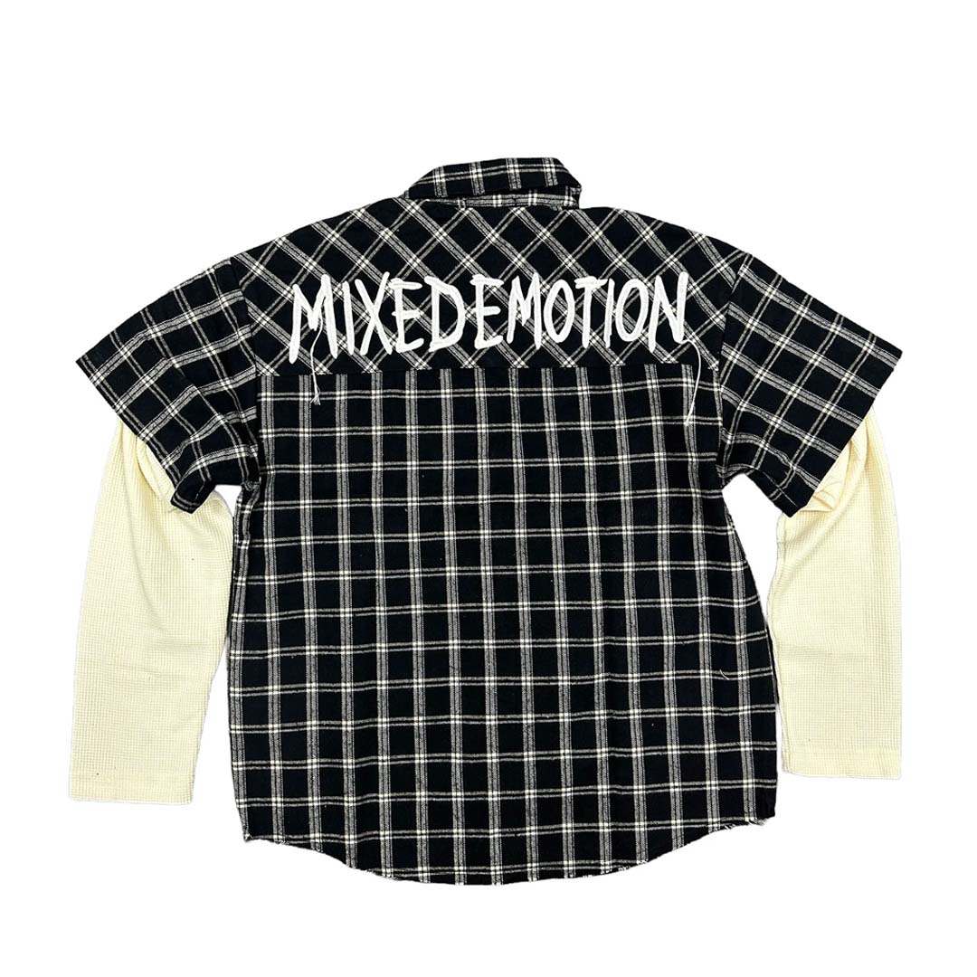 Mixed Emotions Black Dreams Flannel Shirt by Mixed Emotions - NWAHYPE No.1 for streetwear T-Shirts in USA