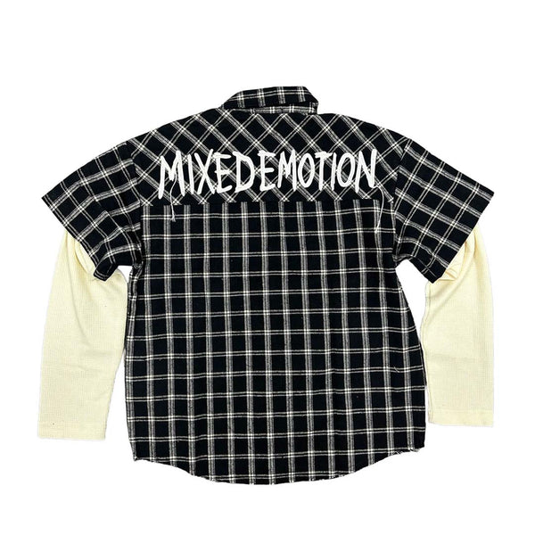 Mixed Emotions Black Dreams Flannel Shirt by Mixed Emotions - NWAHYPE No.1 for streetwear T-Shirts in USA