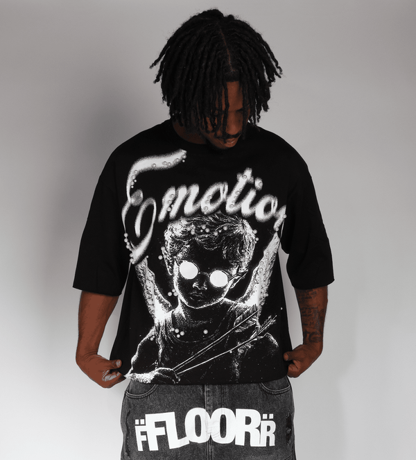 Mixed Emotions Black Pearl Cropped Tee by Mixed Emotions - NWAHype 1 for streetwear T-Shirts in USA