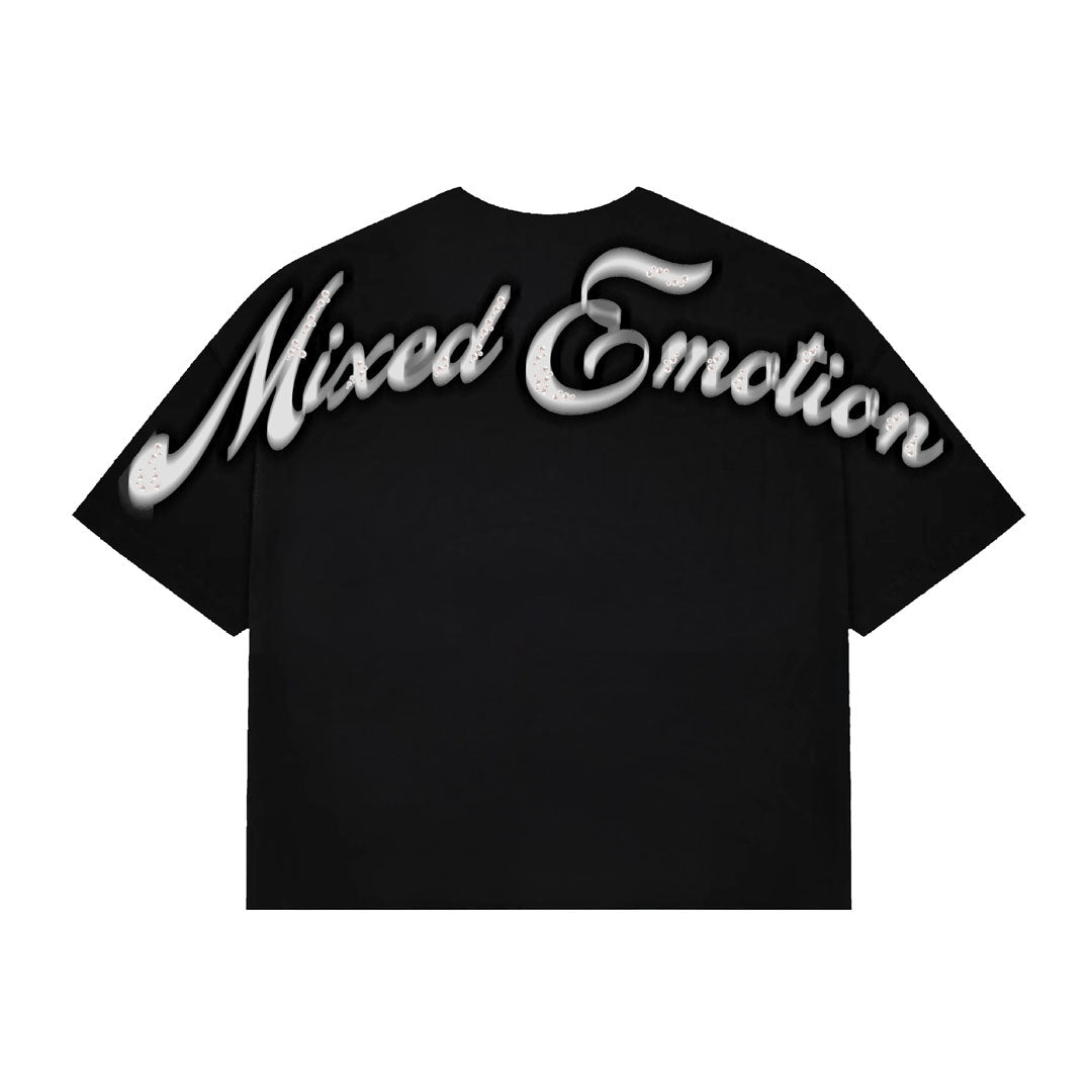 Mixed Emotions Black Pearl Cropped Tee by Mixed Emotions - NWAHype 1 for streetwear T-Shirts in USA