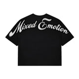 Mixed Emotions Black Pearl Cropped Tee by Mixed Emotions - NWAHype 1 for streetwear T-Shirts in USA