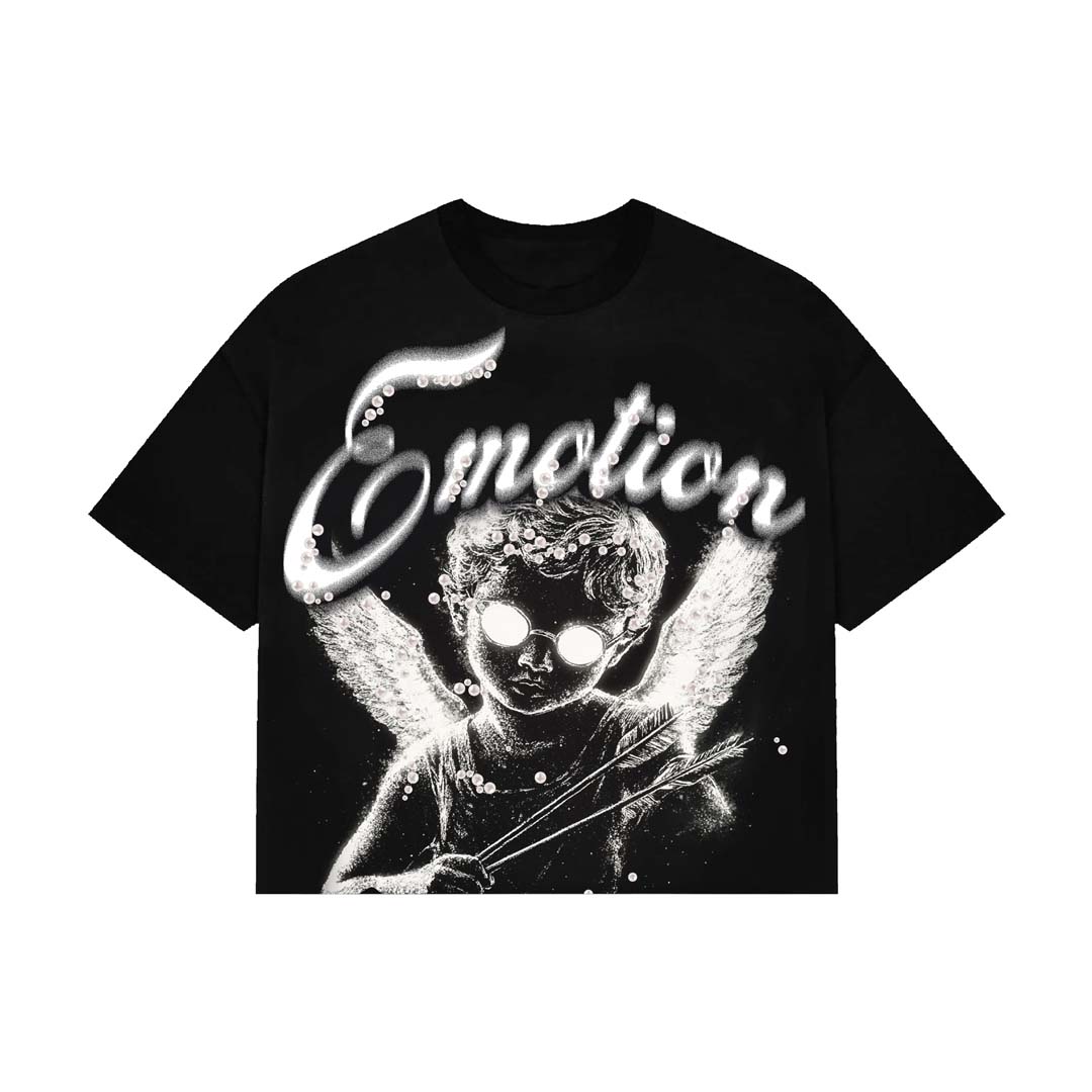 Mixed Emotions Black Pearl Cropped Tee by Mixed Emotions - NWAHype 1 for streetwear T-Shirts in USA