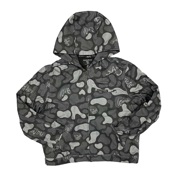 Mixed Emotions Carpenter Zip Up Hoodie Jacket Black by Mixed Emotions - NWAHYPE No.1 for streetwear Hoodies in USA