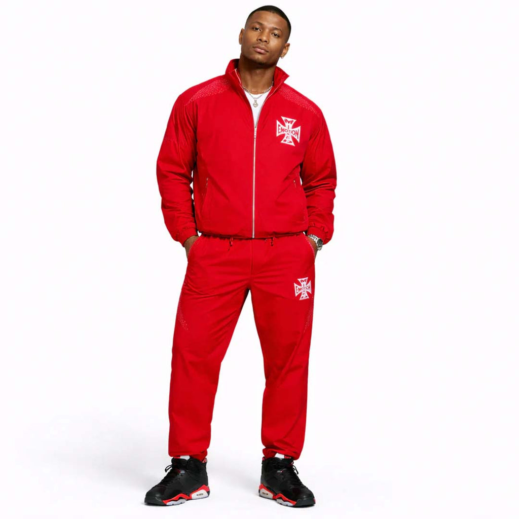 Mixed Emotions Classic Nylon Jacket Red by Mixed Emotions - NWAHYPE No.1 for streetwear Hoodies in USA