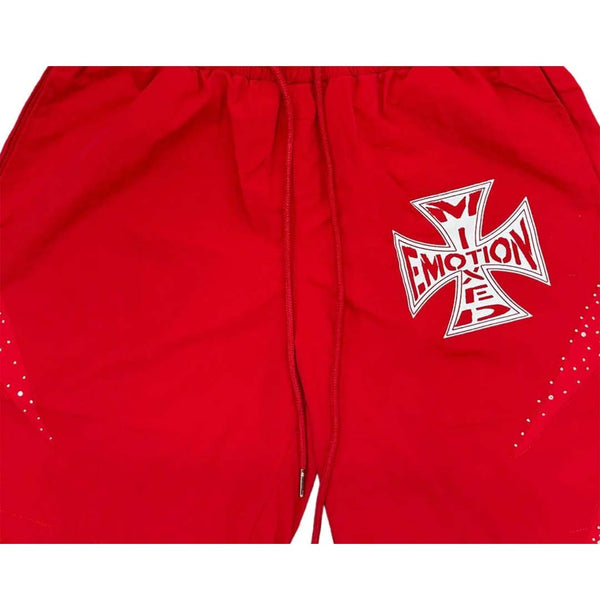 Mixed Emotions Classic Nylon Shorts Red by Mixed Emotions - NWAHYPE No.1 for streetwear Shorts in USA