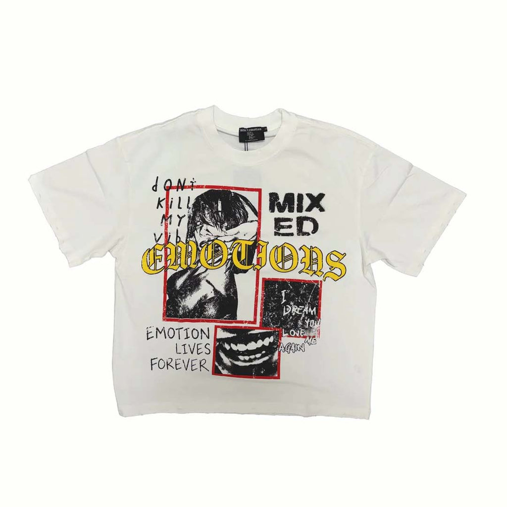 Mixed Emotions Forever White Tee by Mixed Emotions - NWAHYPE No.1 for streetwear T-Shirts in USA