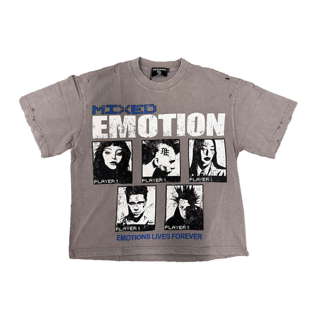 Mixed Emotions Gallery Grey Tee by Mixed Emotions - NWAHYPE No.1 for streetwear T-Shirts in USA