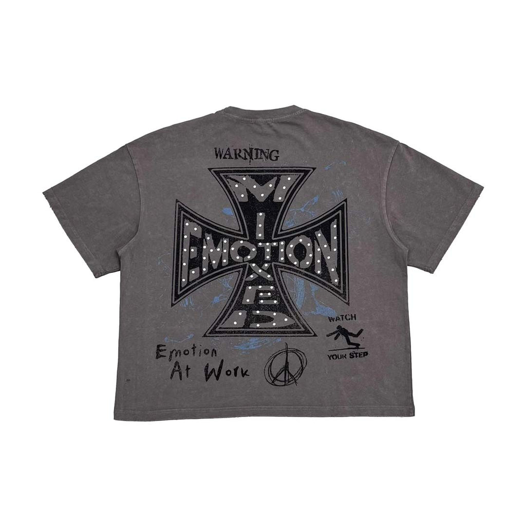 Mixed Emotions Grey Friends Tee by Mixed Emotions - NWAHYPE No.1 for streetwear T-Shirts in USA