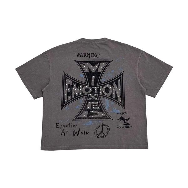 Mixed Emotions Grey Friends Tee by Mixed Emotions - NWAHYPE No.1 for streetwear T-Shirts in USA