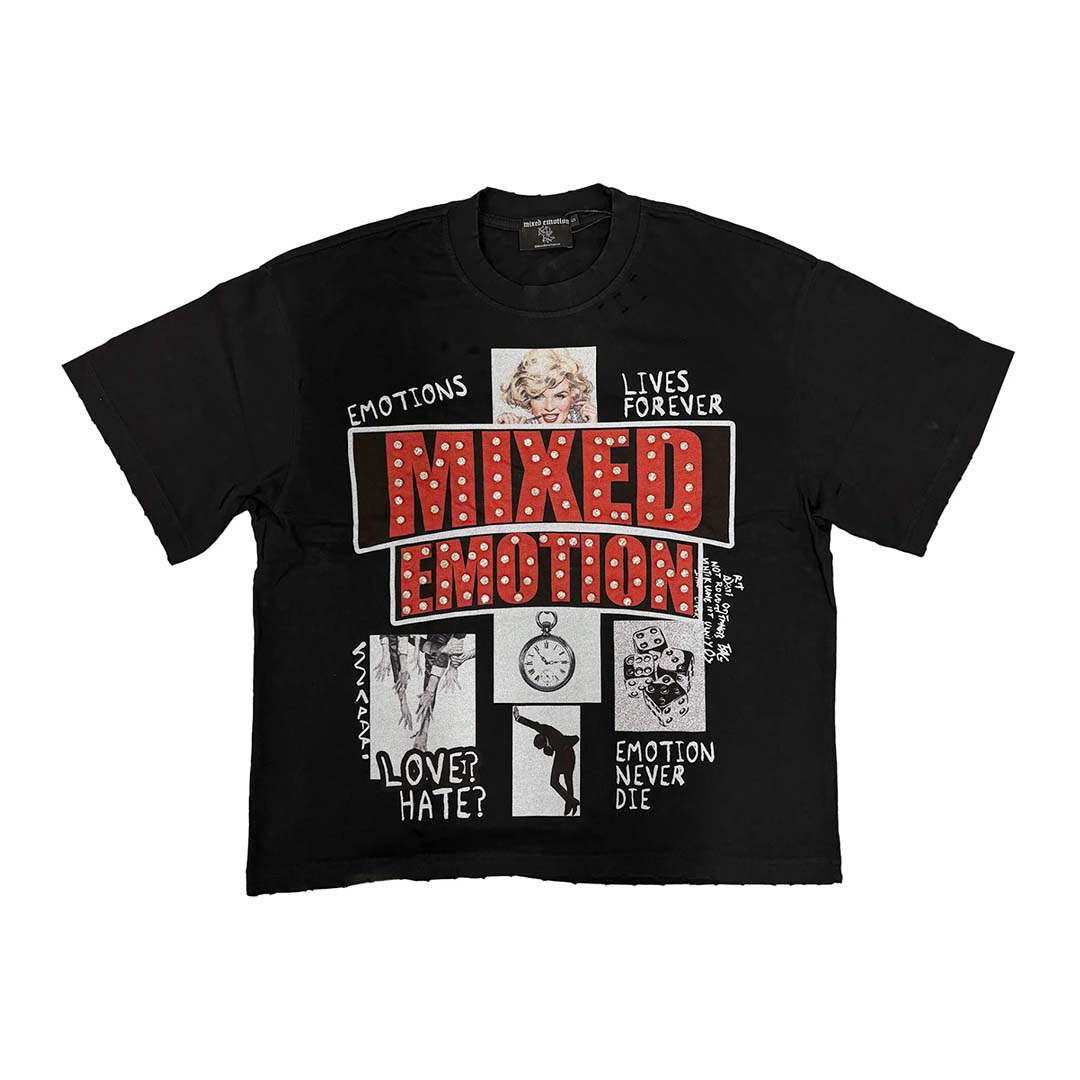 Mixed Emotions Lost Identity Black Tee by Mixed Emotions - NWAHYPE No.1 for streetwear T-Shirts in USA