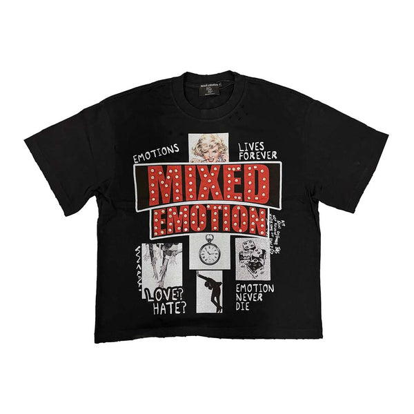 Mixed Emotions Lost Identity Black Tee by Mixed Emotions - NWAHYPE No.1 for streetwear T-Shirts in USA