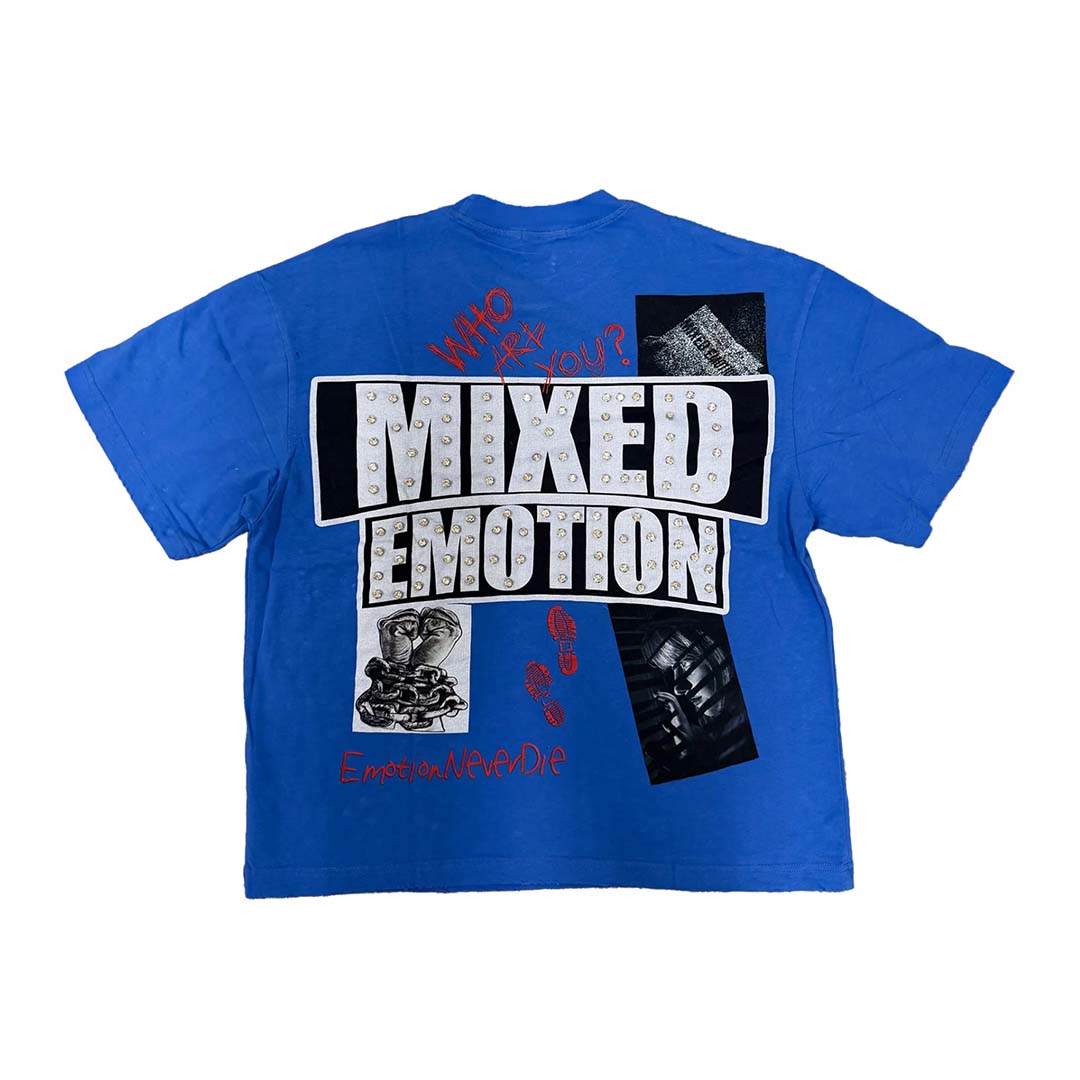 Mixed Emotions Lost Identity Blue Tee by Mixed Emotions - NWAHYPE No.1 for streetwear T-Shirts in USA