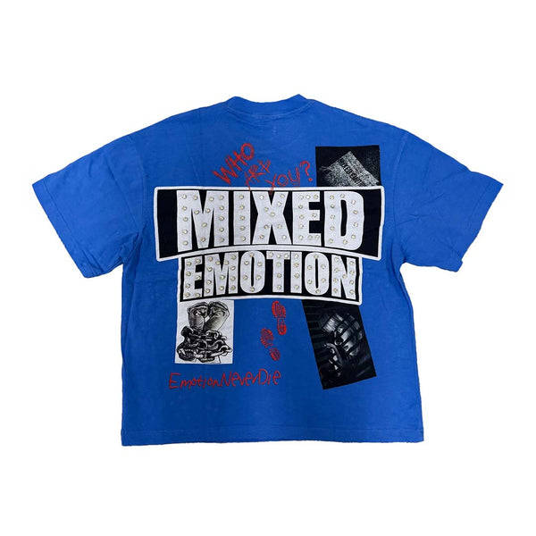 Mixed Emotions Lost Identity Blue Tee by Mixed Emotions - NWAHYPE No.1 for streetwear T-Shirts in USA