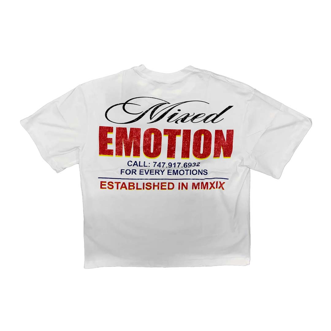 Mixed Emotions Lottery Tee White by Mixed Emotions - NWAHYPE No.1 for streetwear T-Shirts in USA