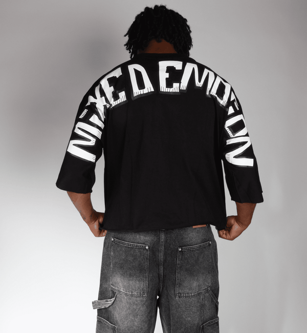 Mixed Emotions Monster Cropped Black Tee by Mixed Emotions - NWAHype 1 for streetwear T-Shirts in USA