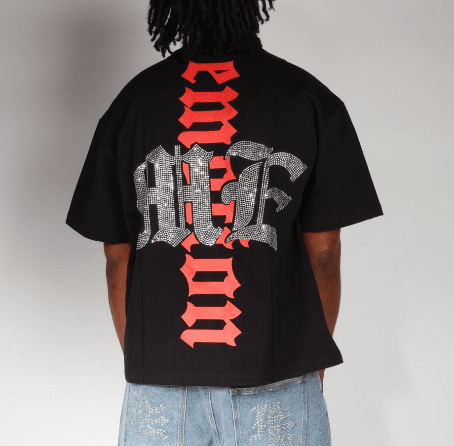 Mixed Emotions Octopus Rhinestone Black Tee by Mixed Emotions - NWAHype 1 for streetwear T-Shirts in USA