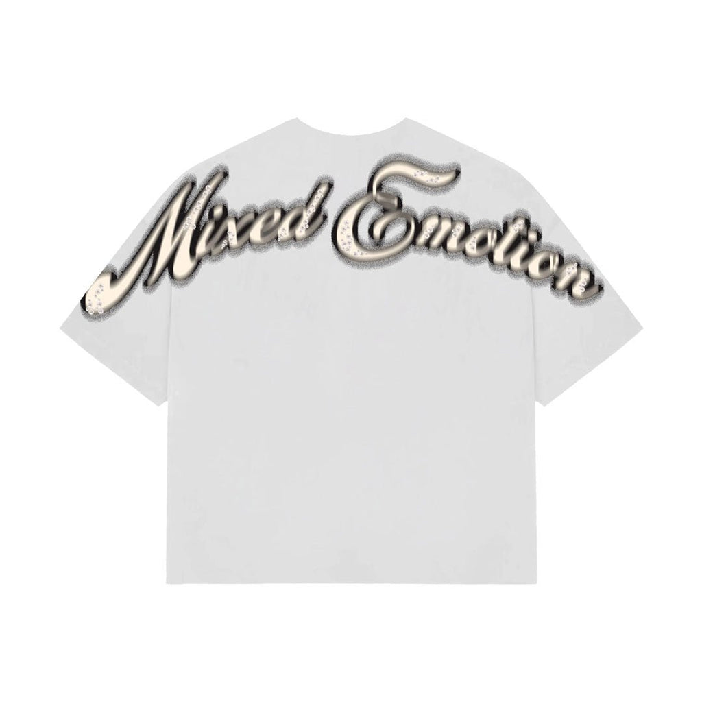 Mixed Emotions Pearl Cropped White Tee by Mixed Emotions - NWAHype 1 for streetwear T-Shirts in USA