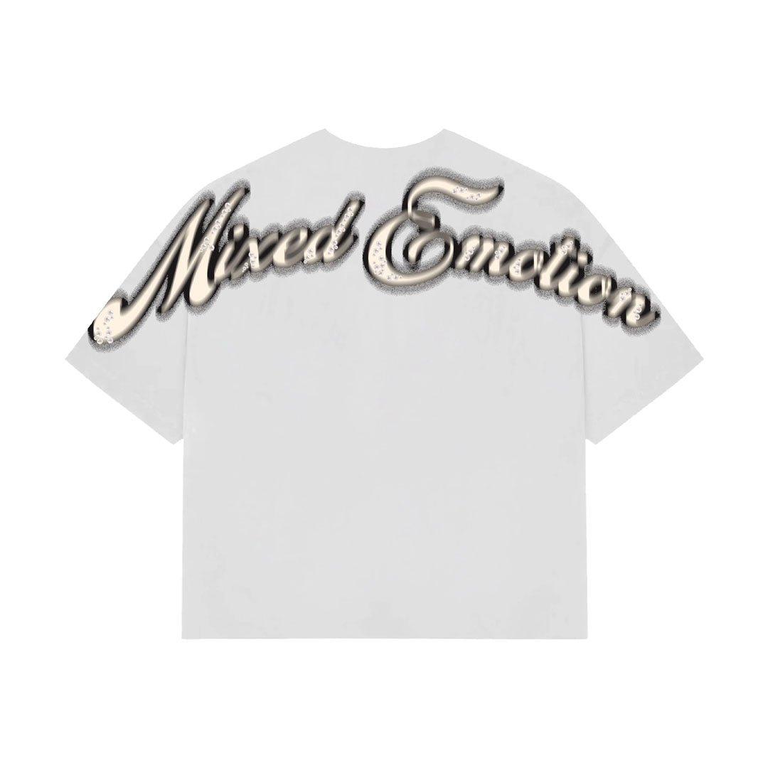 Mixed Emotions Pearl Cropped White Tee by Mixed Emotions - NWAHype 1 for streetwear T-Shirts in USA