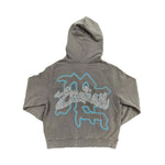 Mixed Emotions Rhinestone Hoodie Grey by Mixed Emotions - NWAHype 1 for streetwear Hoodies in USA