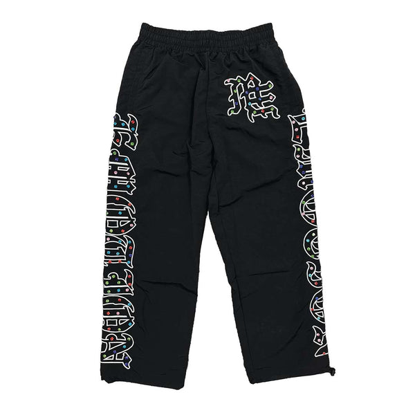 Mixed Emotions Rhinestone Nylon Pants by Mixed Emotions - NWAHype No.1 for streetwear Pants in USA