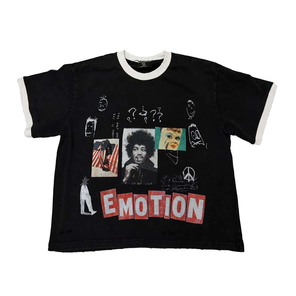 Mixed Emotions Static Black Tee by Mixed Emotions - NWAHYPE No.1 for streetwear T-Shirts in USA