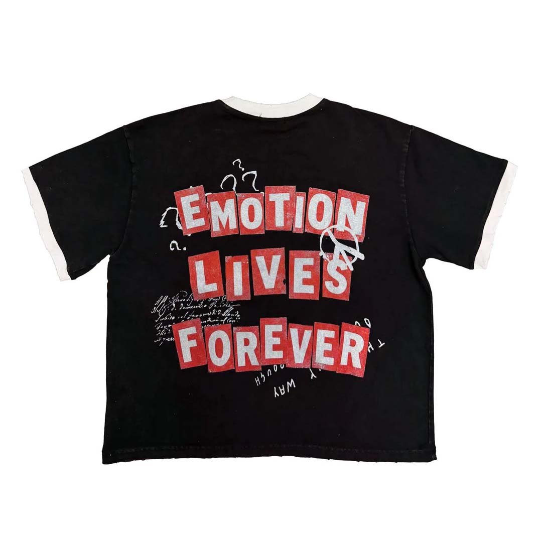 Mixed Emotions Static Black Tee by Mixed Emotions - NWAHYPE No.1 for streetwear T-Shirts in USA