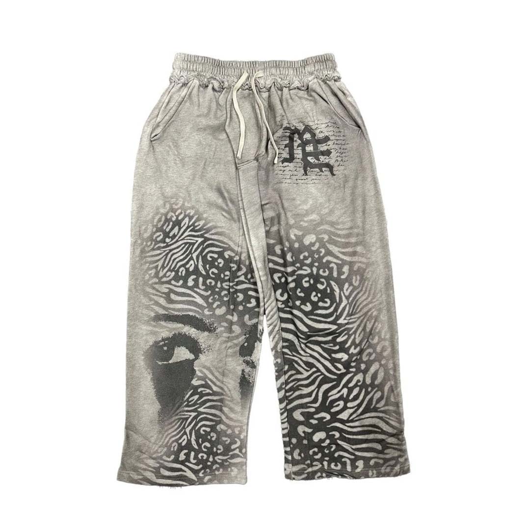 Mixed Emotions Stripped Sweatpants Grey Black by Mixed Emotions - NWAHYPE No.1 for streetwear Pants in USA