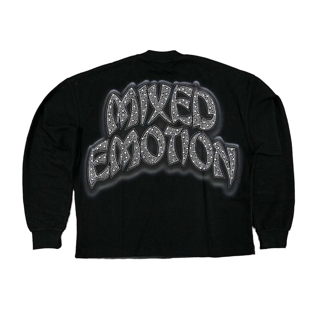 Mixed Emotions Sunrise Thermal Long Sleeve Tee Black by Mixed Emotions - NWAHype No.1 for streetwear T-Shirts in USA