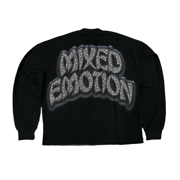 Mixed Emotions Sunrise Thermal Long Sleeve Tee Black by Mixed Emotions - NWAHype No.1 for streetwear T-Shirts in USA