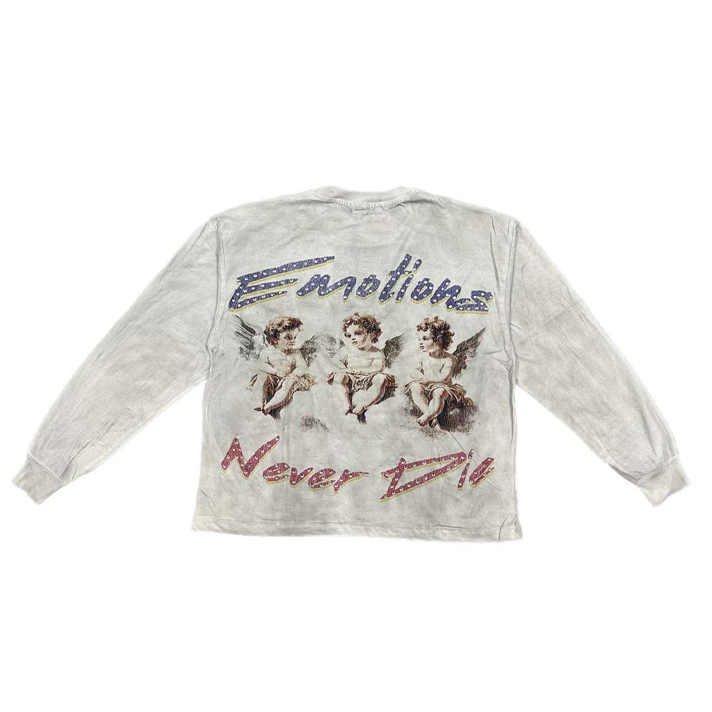 Mixed Emotions Triplets Long Sleeve Tee Distressed by Mixed Emotions - NWAHype No.1 for streetwear T-Shirts in USA
