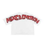 Mixed Emotions White Monster Cropped Tee by Mixed Emotions - NWAHype 1 for streetwear T-Shirts in USA