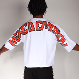 Mixed Emotions White Monster Cropped Tee by Mixed Emotions - NWAHype 1 for streetwear T-Shirts in USA