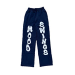 Mood Swings Baggy Sweatpants Navy White by Mood Swings - NWAHype No.1 for streetwear Pants in USA