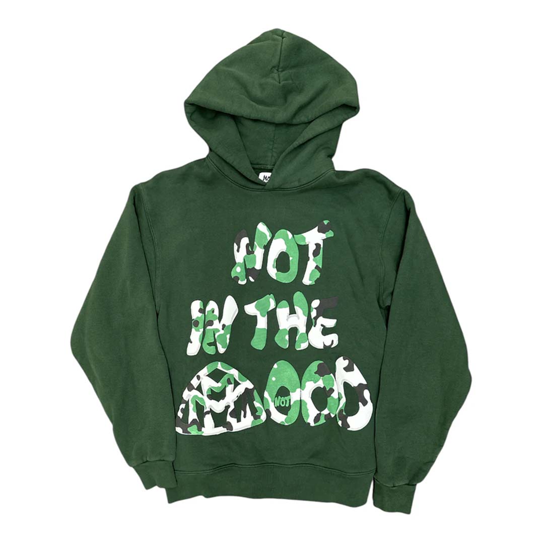 Mood Swings Green Camo Hoodie by Mood Swings - NWAHype No.1 for streetwear Hoodies in USA
