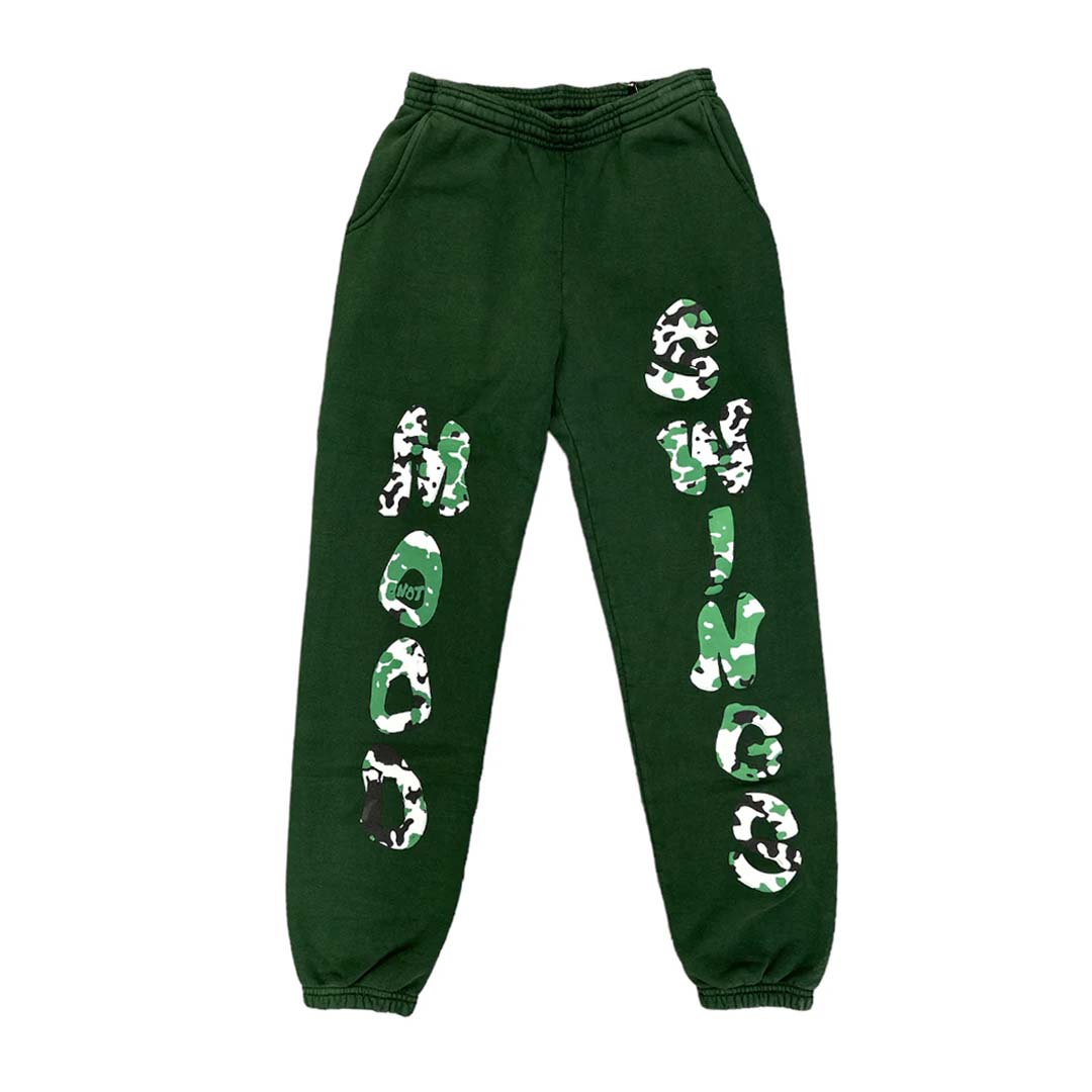 Mood Swings Green Camo Sweatpants by Mood Swings - NWAHype No.1 for streetwear Pants in USA