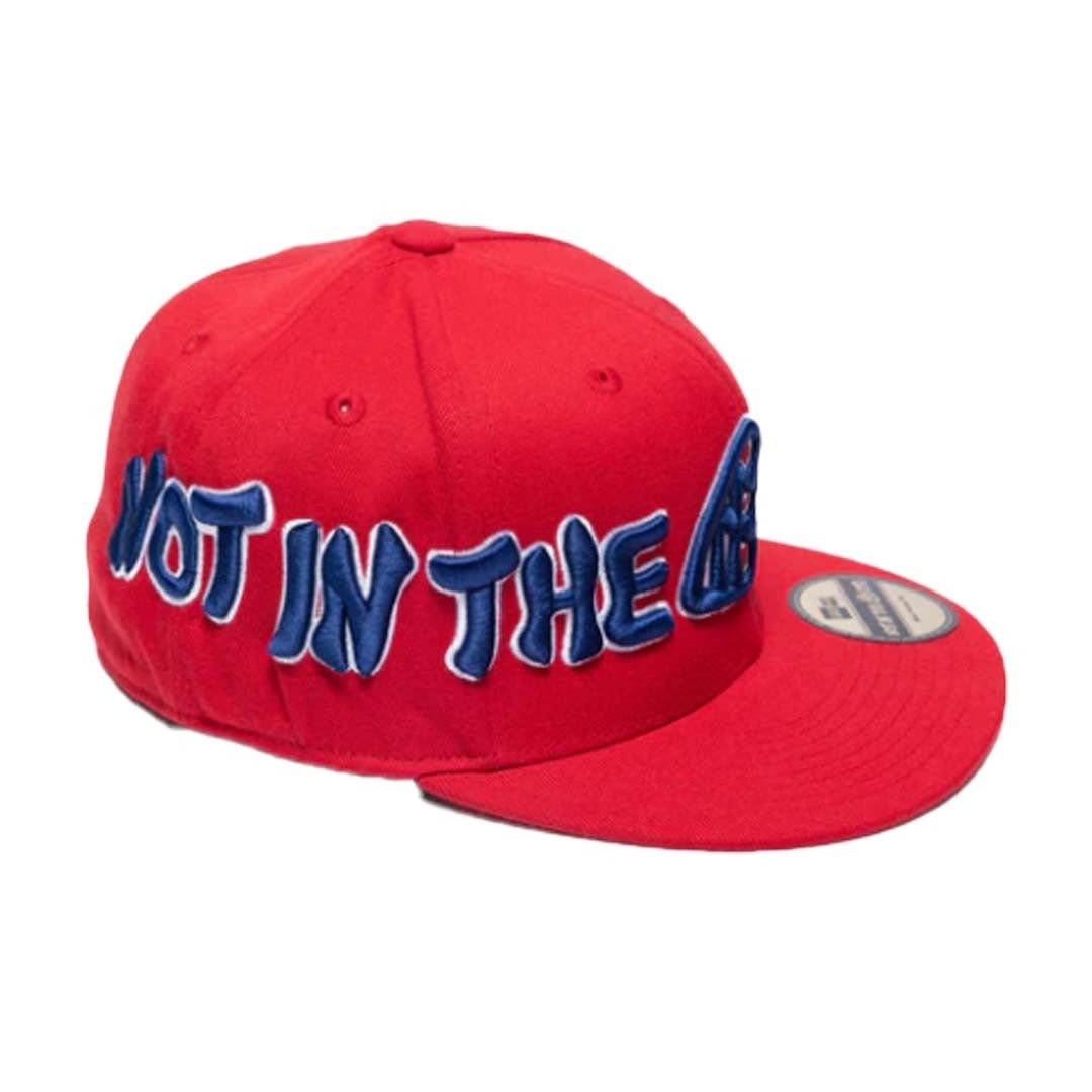 Mood Swings Not In The Mood NYC Fitted Hat Red Navy by Mood Swings - NWAHype No.1 for streetwear Hats in USA