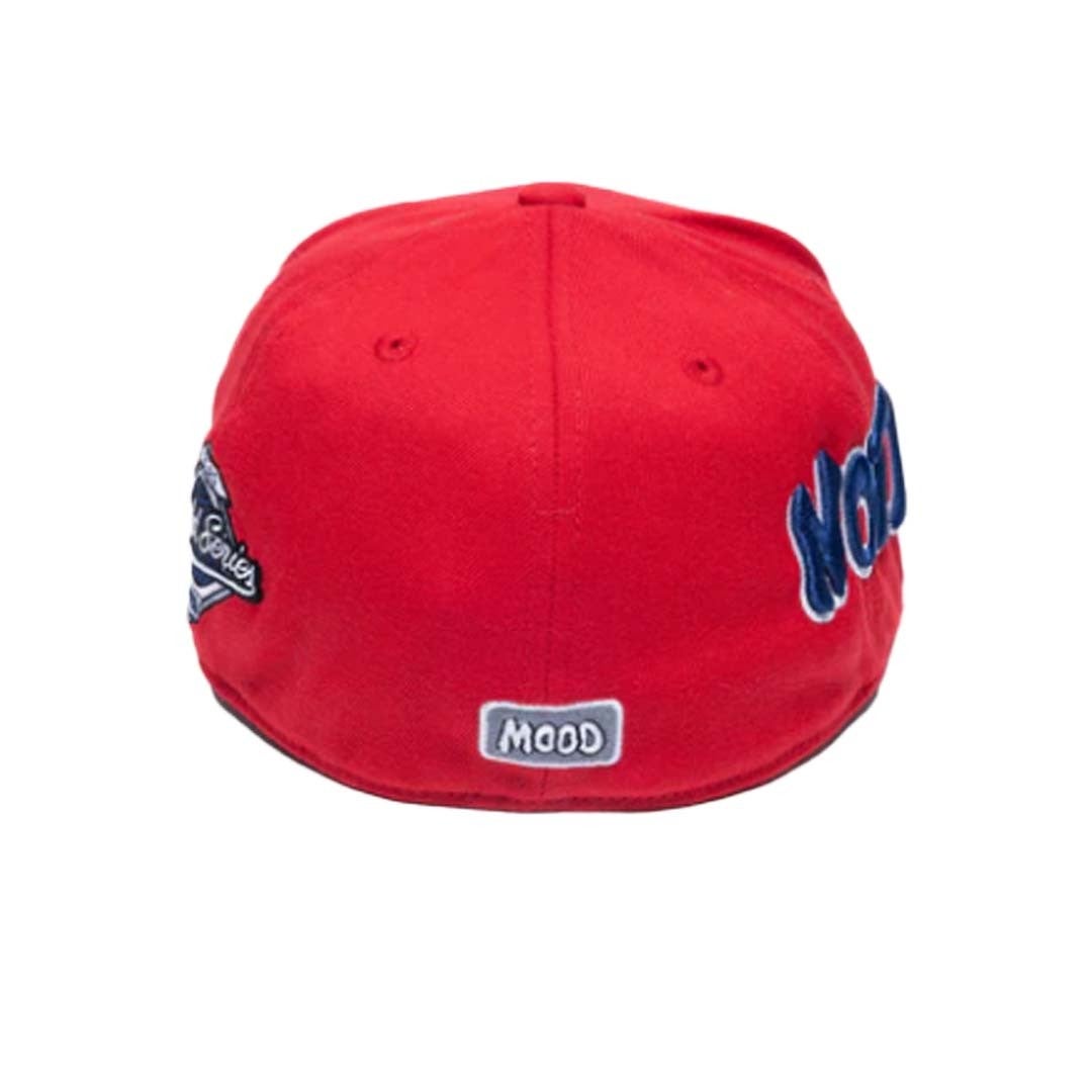 Mood Swings Not In The Mood NYC Fitted Hat Red Navy by Mood Swings - NWAHype No.1 for streetwear Hats in USA