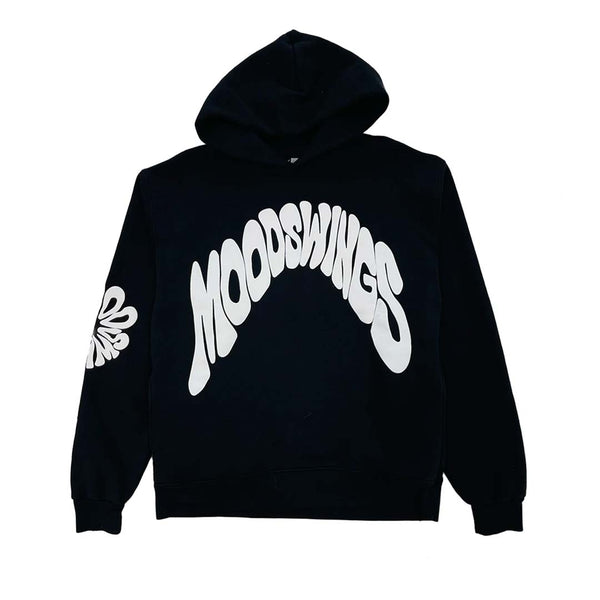 Mood Swings Swirl Black Hoodie by Mood Swings - NWAHYPE No.1 for streetwear Hoodies in USA