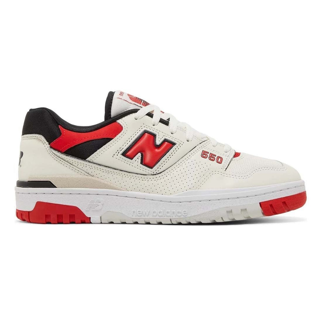 New Balance 550 Sea Salt True Red by New Balance - NWAHype 1 for streetwear Sneakers in USA