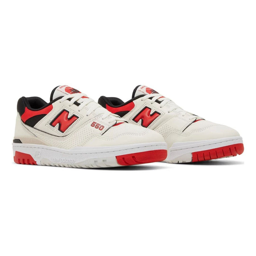 New Balance 550 Sea Salt True Red by New Balance - NWAHype 1 for streetwear Sneakers in USA