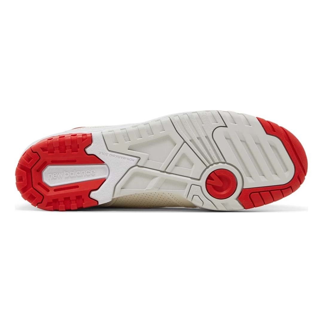 New Balance 550 Sea Salt True Red by New Balance - NWAHype 1 for streetwear Sneakers in USA