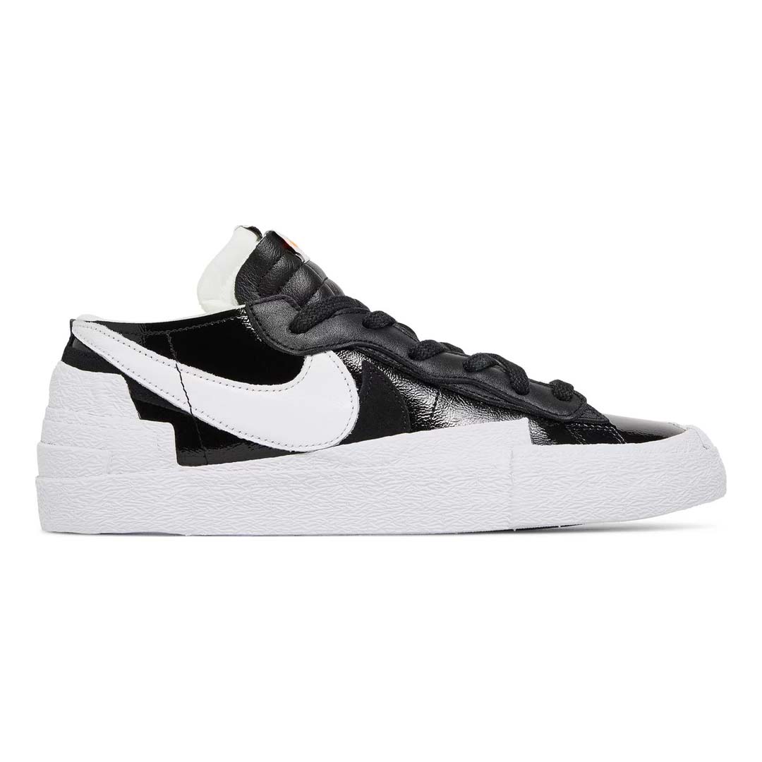 Nike Blazer Low Sacai Black Patent Leather by Nike - NWAHYPE No.1 for streetwear Sneakers in USA