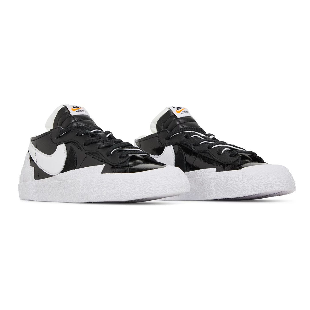 Nike Blazer Low Sacai Black Patent Leather by Nike - NWAHYPE No.1 for streetwear Sneakers in USA