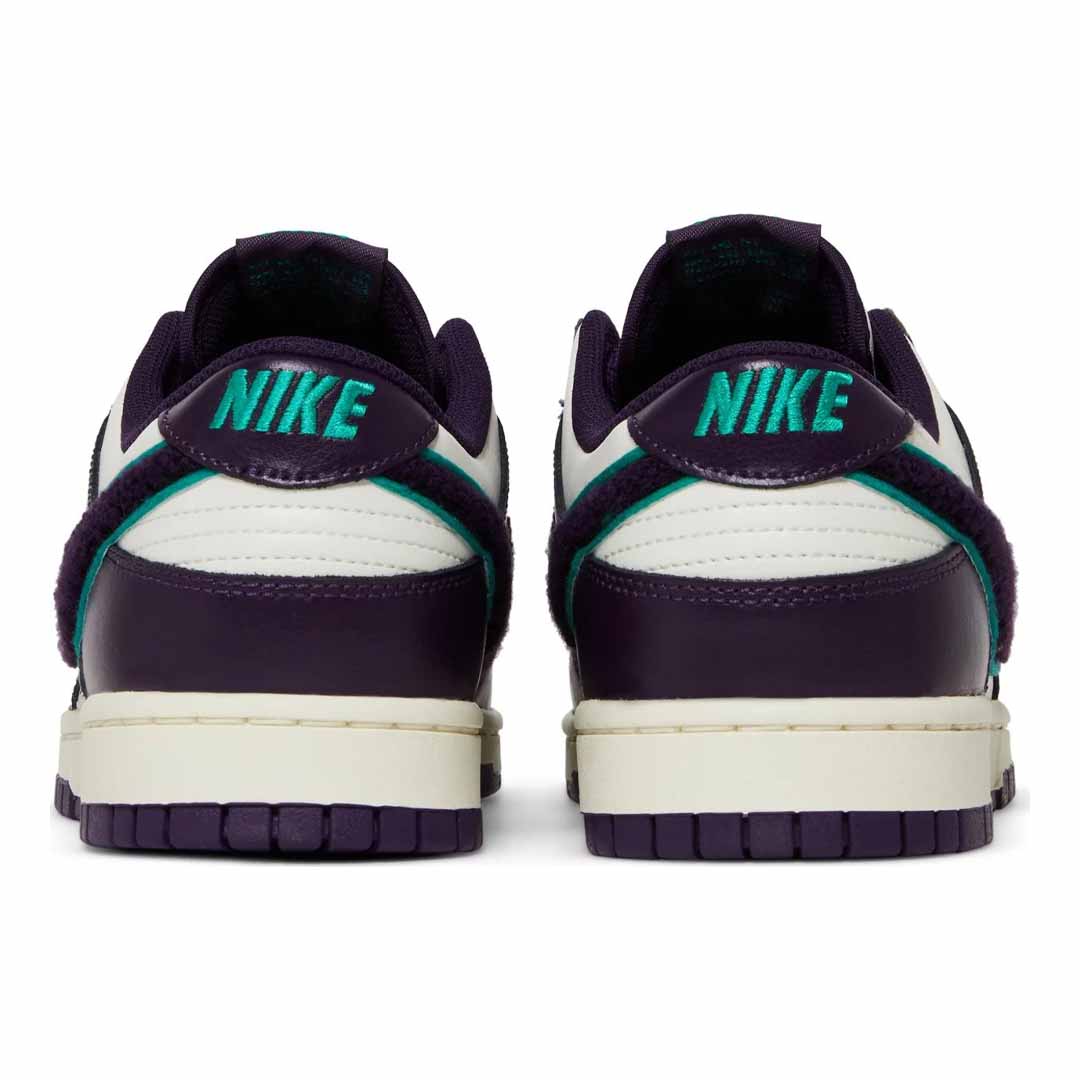 Nike Dunk Low Chenille Swoosh Sail Grand Purple by Nike - NWAHype 1 for streetwear Sneakers in USA