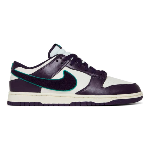 Nike Dunk Low Chenille Swoosh Sail Grand Purple by Nike - NWAHype 1 for streetwear Sneakers in USA