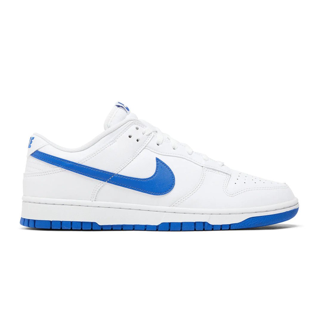 Nike Dunk Low White Hyper Royal (2025) by Nike - NWAHype 1 for streetwear Sneakers in USA