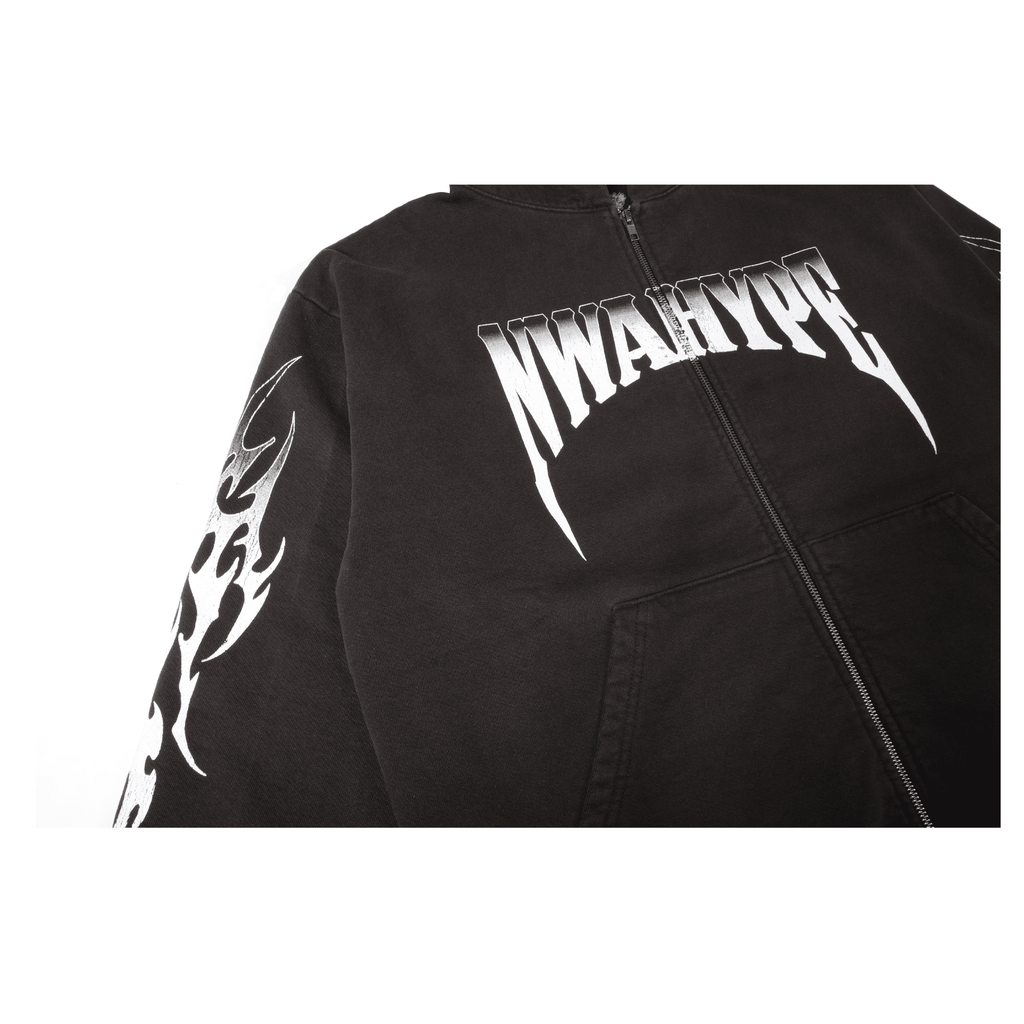NWA Hype Faded Zip Up Hoodie by NWAHype - NWAHype 1 for streetwear Hoodies in USA