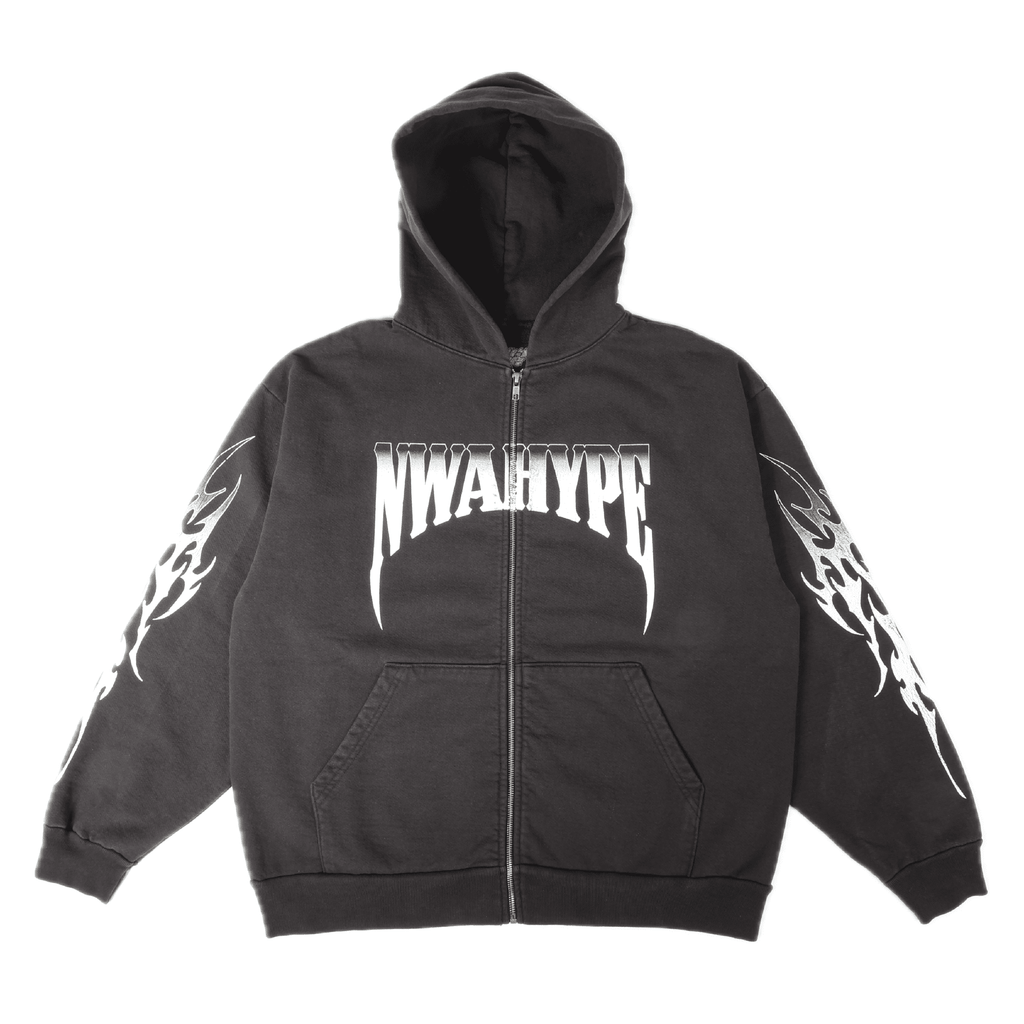NWA Hype Faded Zip Up Hoodie by NWAHype - NWAHype 1 for streetwear Hoodies in USA