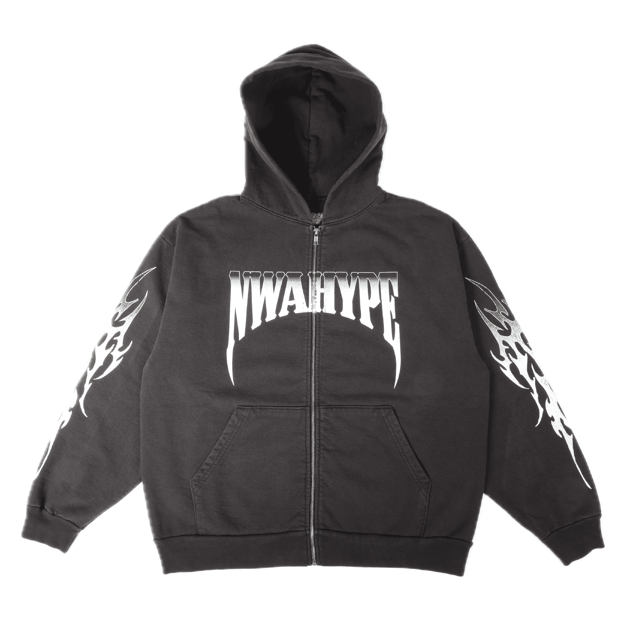 NWA Hype Faded Zip Up Hoodie by NWAHype - NWAHype 1 for streetwear Hoodies in USA