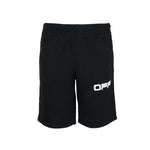 Off - White Airport Tape Sweatshort Black by Off White - NWAHype 1 for streetwear Shorts in USA